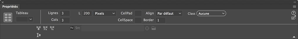 Propriétés des tableaux