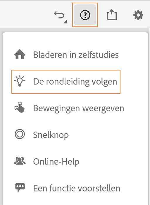 de rondleiding volgen