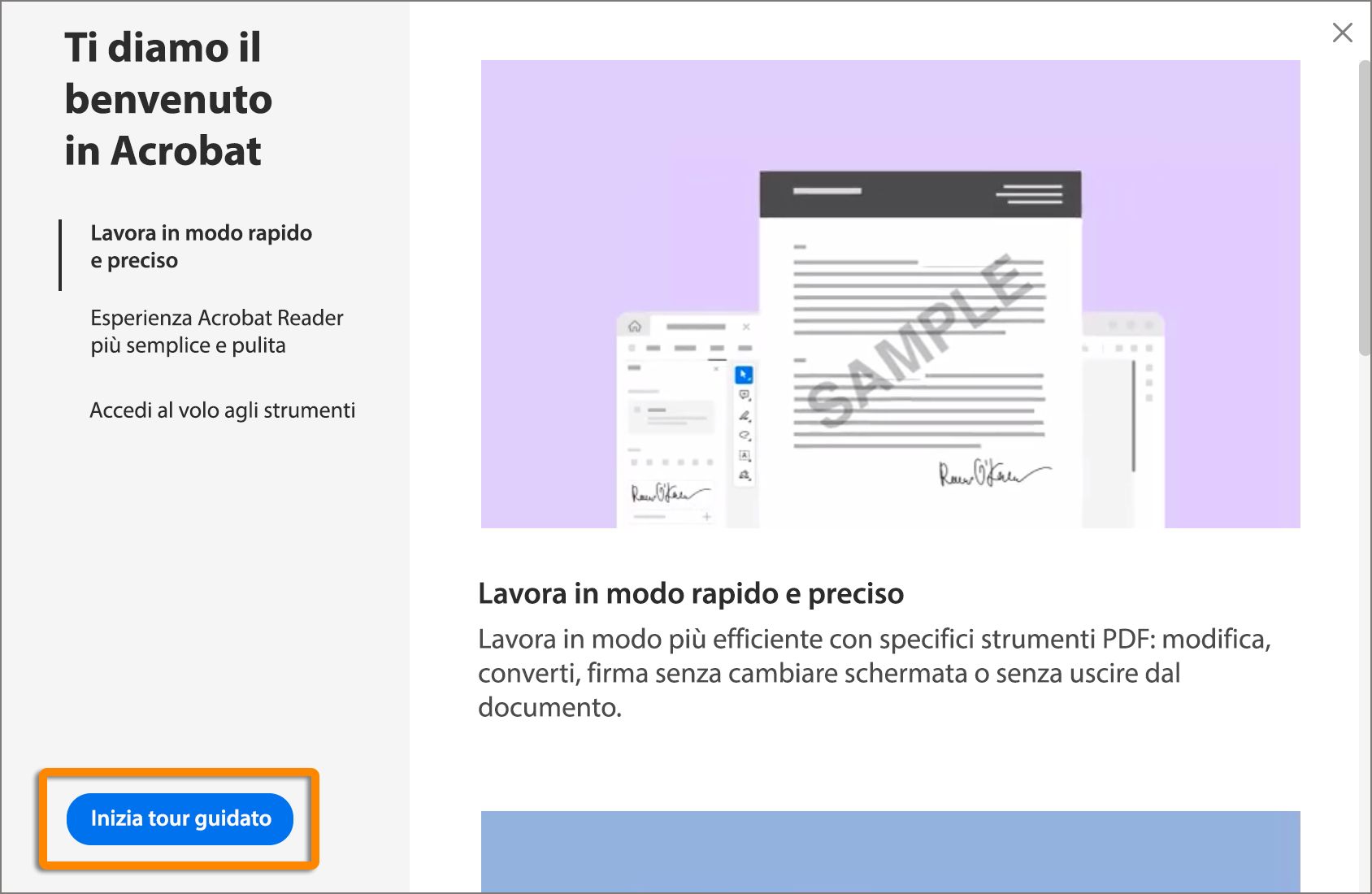 Guarda la panoramica di Acrobat