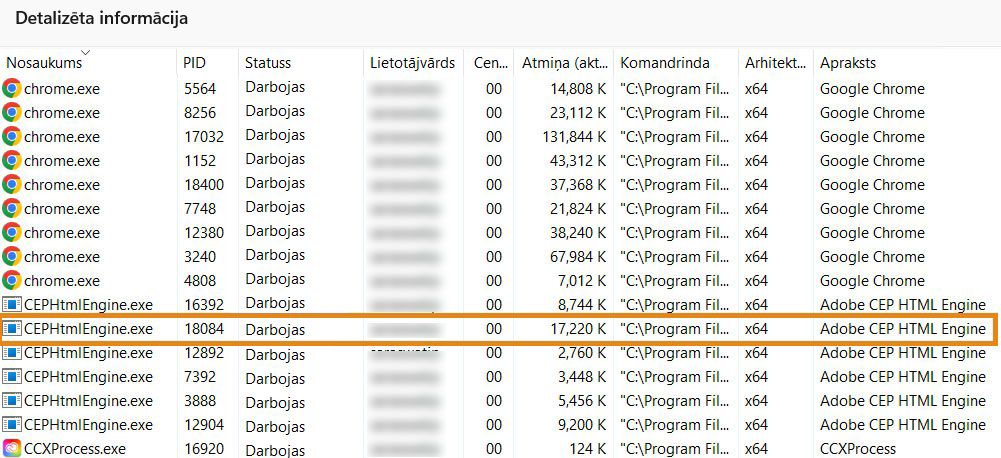 Windows Uzdevumu pārvaldnieks