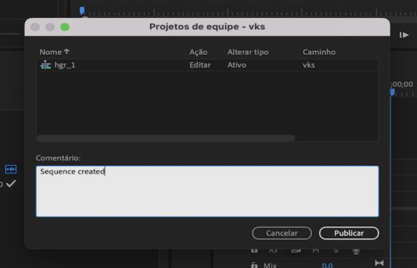 Adicionar comentários para os colaboradores durante a publicação.