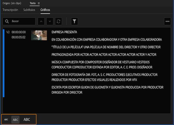 Cambiar el tamaño del texto en el panel texto