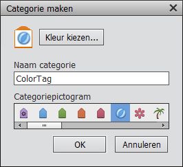 Trefwoordcategorie bewerken
