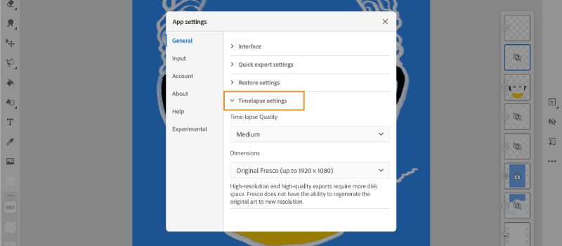 boyut ve sıkıştırma için zaman atlamalı kontrol