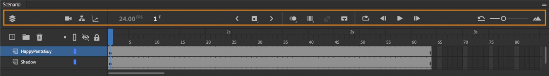 Scénario comme en-tête