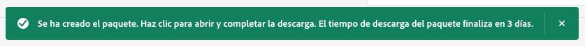 Adobe Package Downloader descargado correctamente