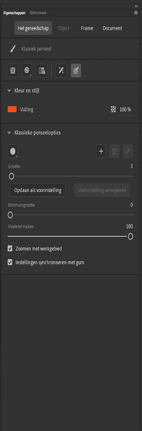 Eigenschapcontrole voor gereedschap
