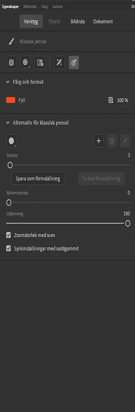 Egenskapsinspektör för verktyg