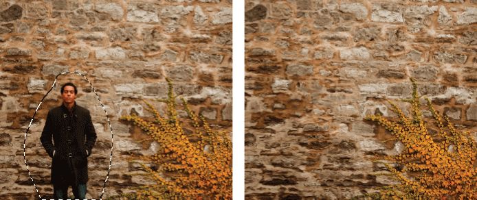 Relleno según el contenido de Photoshop