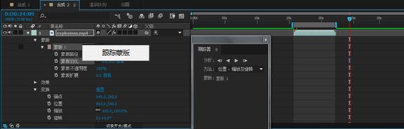蒙版跟踪器控件