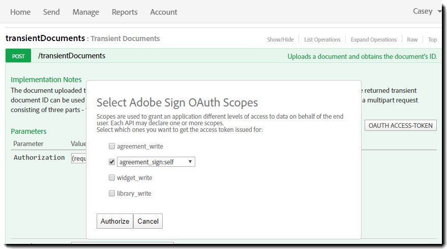 OAuth のスコープ