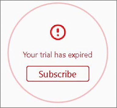 Felet testversionen har upphört