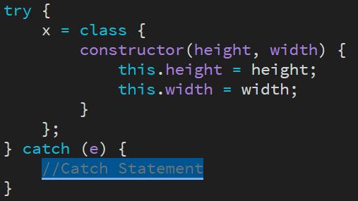 Na: In Try-Catch plaatsen