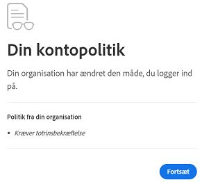 Ændringer af kontopolitik