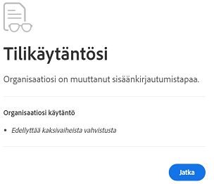 Tilikäytännön muutokset