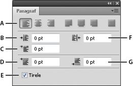 Photoshop Paragraf paneli