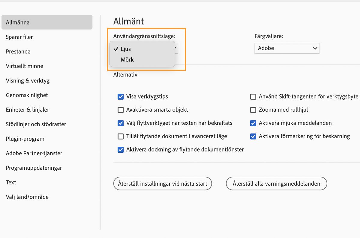 Utforska det moderna redigeringsgränssnittet i Adobe Photoshop Elements.