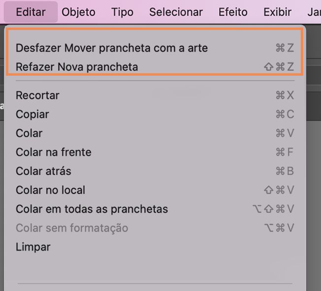 Os comandos Desfazer e Refazer permitem desfazer ou refazer as alterações feitas no documento, permitindo que você corrija erros enquanto trabalha. Você pode encontrar as opções Desfazer e Refazer no menu Editar no Illustrator.