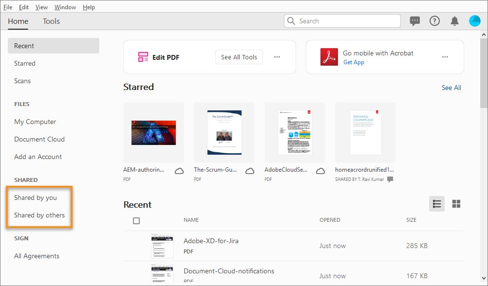 Gedeeld door u of anderen