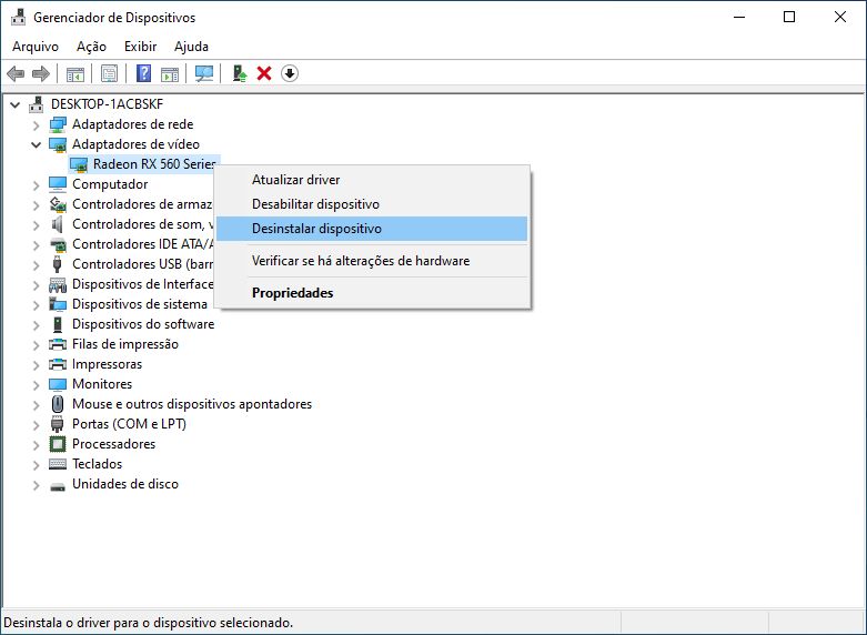 Desinstalar dispositivo
