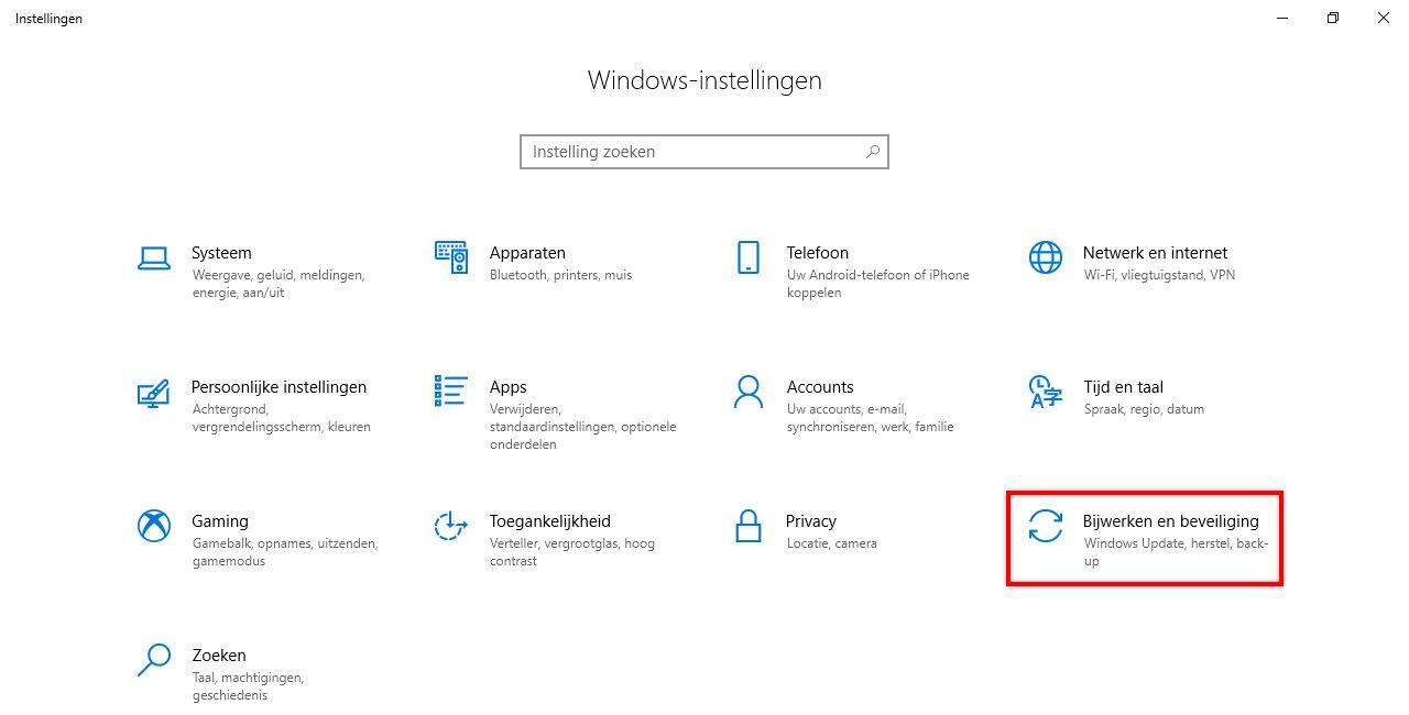 Bijwerken en beveiliging