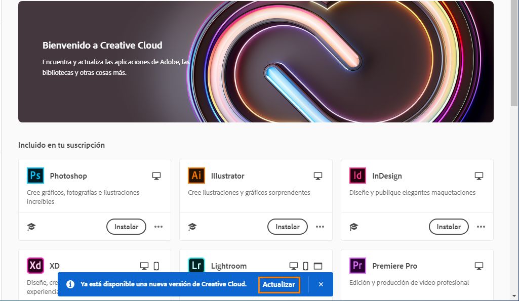 Hacer clic en Continuar para ejecutar las actualizaciones pendientes