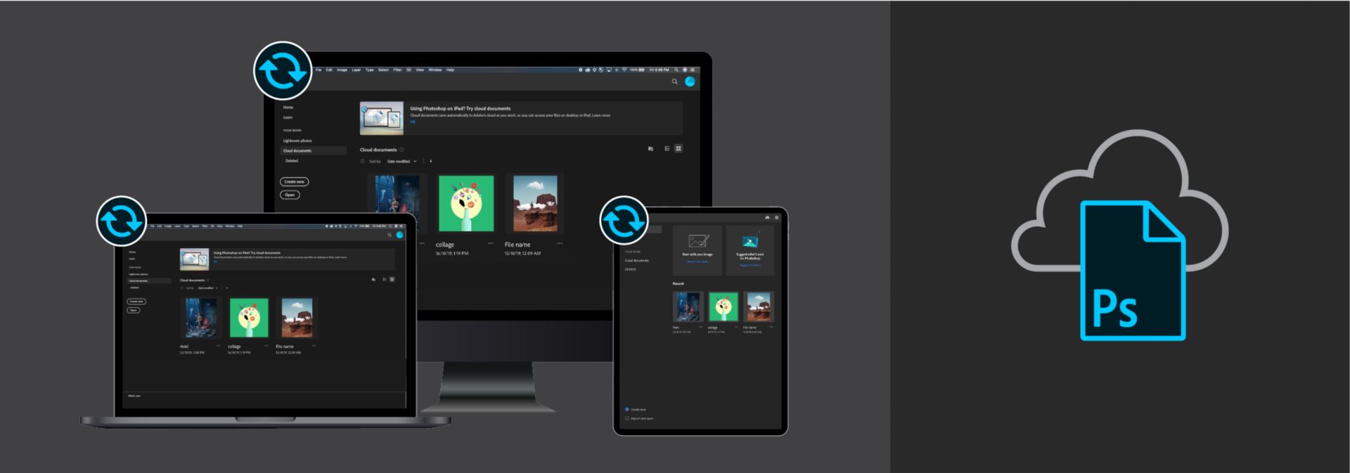 Хмарні документи у Photoshop