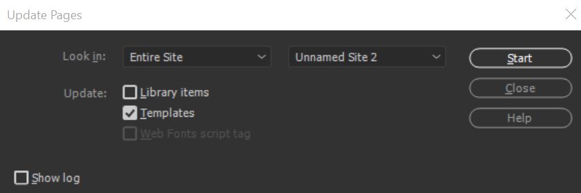 تحديث المستندات في القوالب