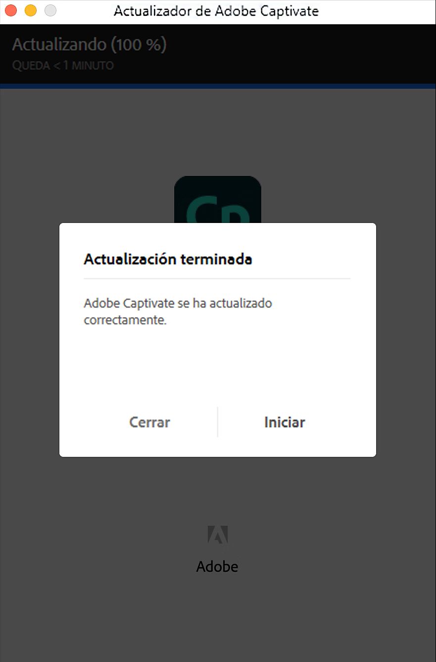 Actualización completa