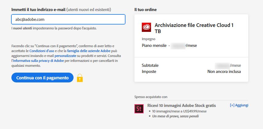 Aggiorna archiviazione