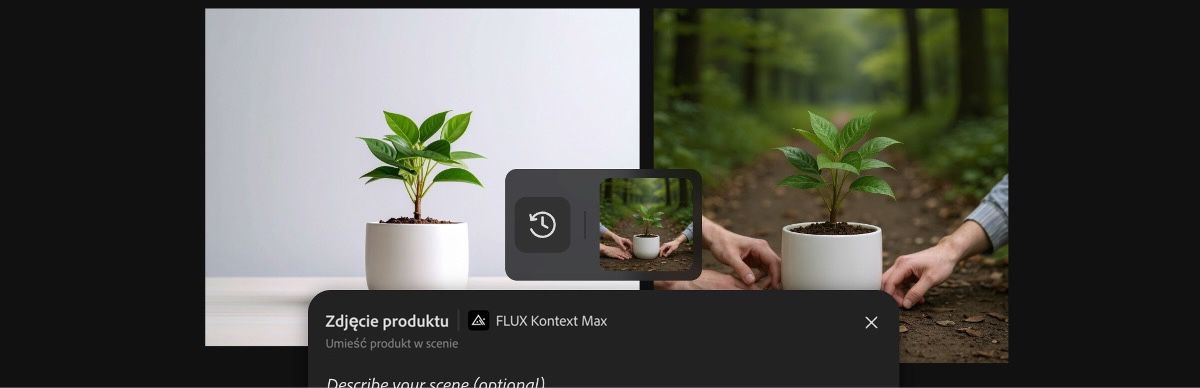 Obraz wygenerowany przy użyciu ustawienia predefiniowanego Zdjęcie produktu autorstwa FLUX Kontext Max.