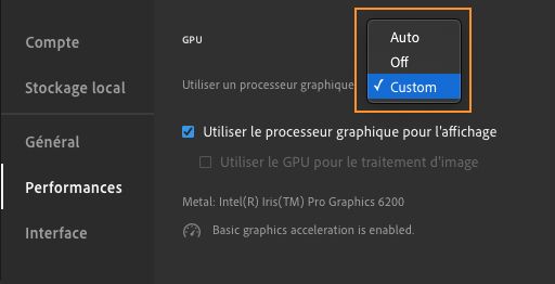 Utiliser un processeur graphique