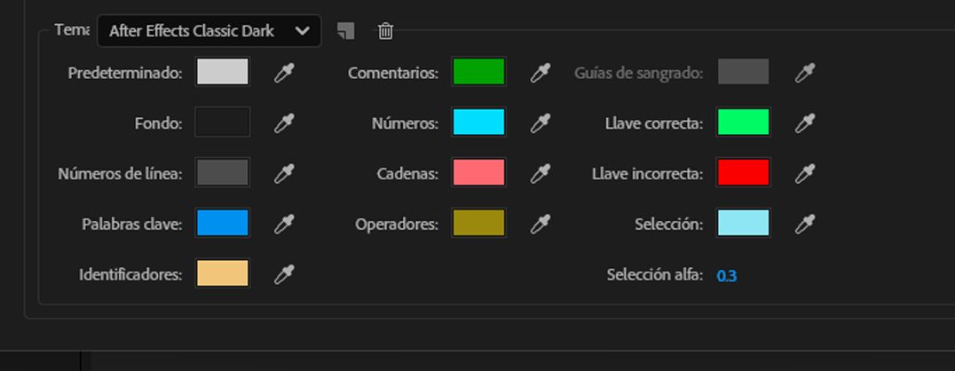Modificar resaltado de la sintaxis 