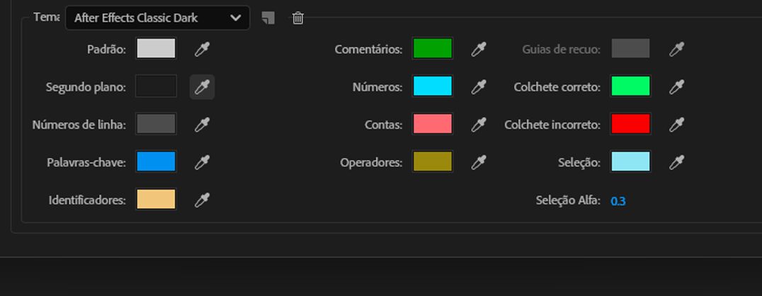 Customizar destaque de sintaxe 