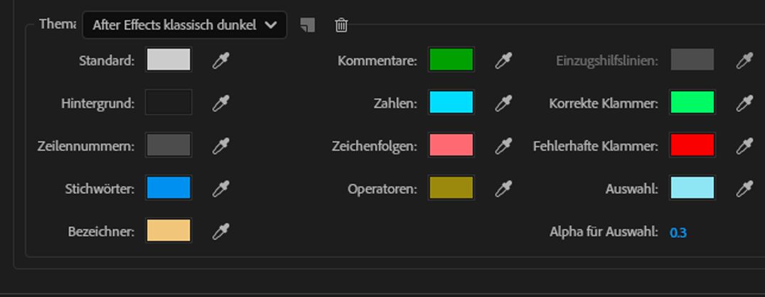 Anpassen der Syntax-Hervorhebung 