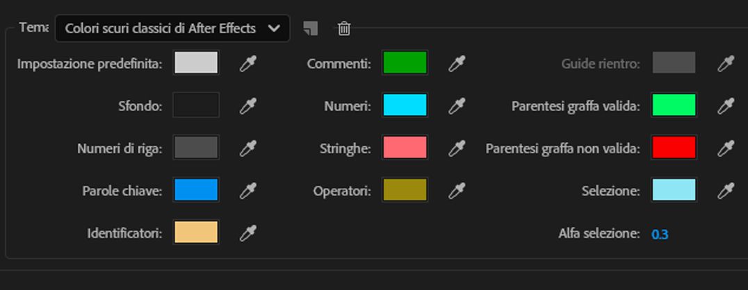 Personalizzare l’evidenziazione della sintassi 