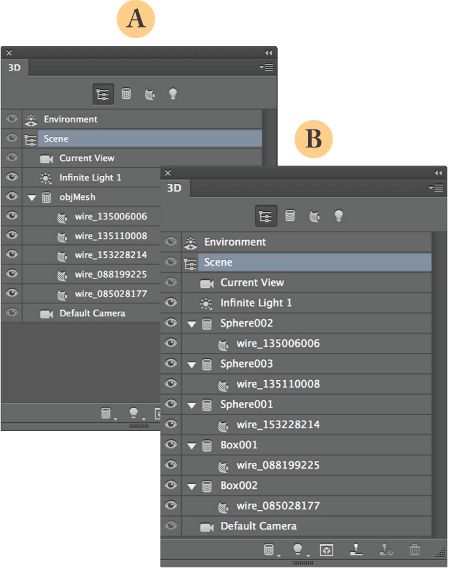Photoshop - تم استيراد ملف OBJ