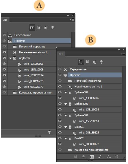 Імпортований файл OBJ у Photoshop