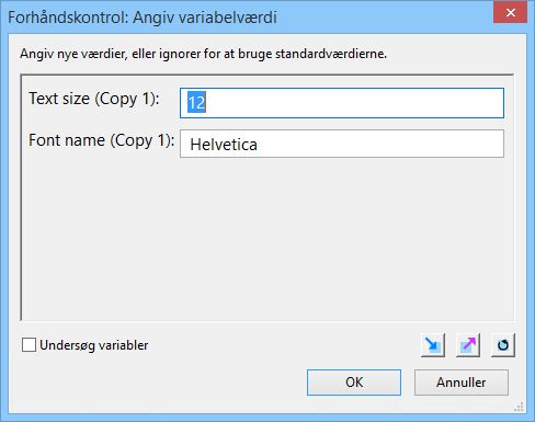 Angiv variabelværdi