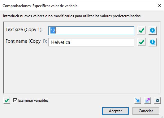 Comprobar información adicional