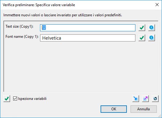 Verificare informazioni aggiuntive