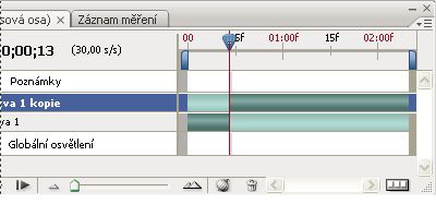 Photoshop: Po použití rozdělené vrstvy