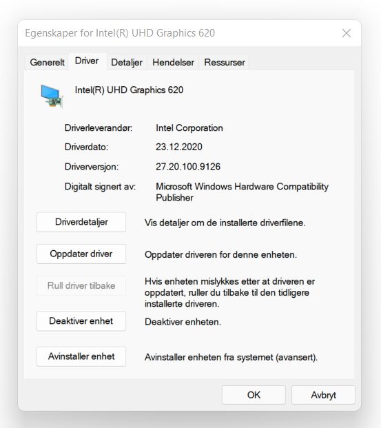 kontroller-grafikkdrivere