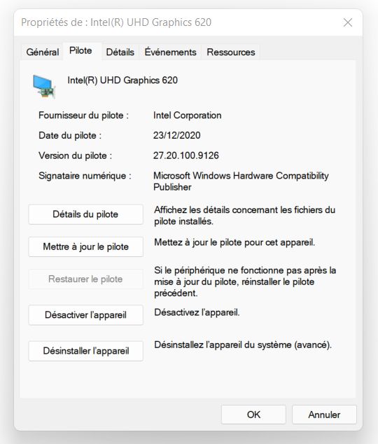 vérifier-pilotes-graphiques