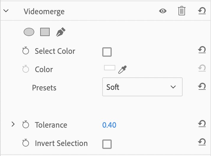 Videmerge Settings