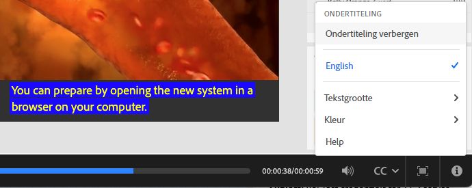 Ondertitels weergeven