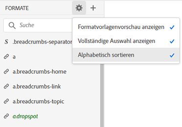 Ansichtsmodus implementieren