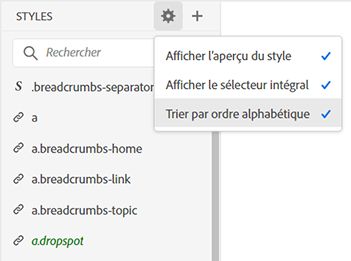 Implémentation du mode d’affichage