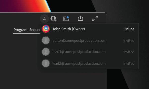You can view a list of collaborators and who else is working on the same Team Project as you.
