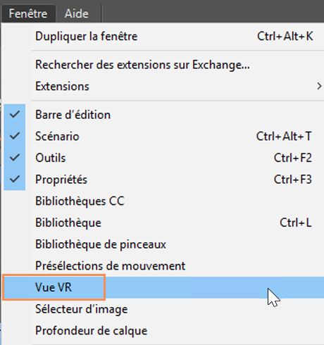 Utilisation de l’affichage VR pour l’aperçu du contenu VR